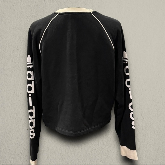 ADIDAS CREW NECK CROPPED SWEATER - Picture 3 of 5